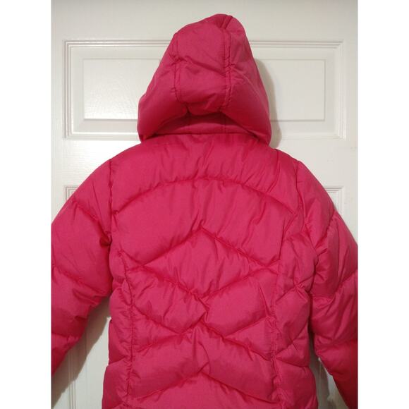 CB SPORTS Girls Puffer Jacket, Large (14-16), Pink Coat + Free Fleece Beanie - Picture 7 of 15